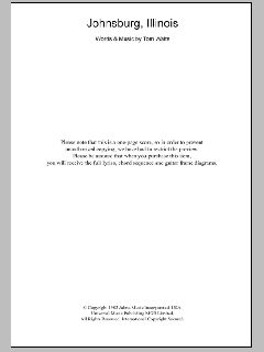 Johnsburg, Illinois von Tom Waits (Download) 