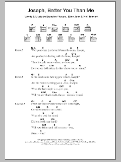Joseph, Better You Than Me von The Killers (Download) 