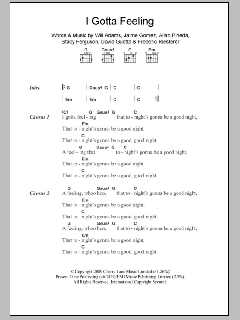 I Gotta Feeling (Download) 