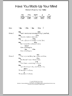 Have You Made Up Your Mind von Paul Weller (Download) 