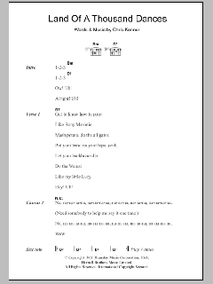 Land Of A Thousand Dances von Wilson Pickett (Download) 