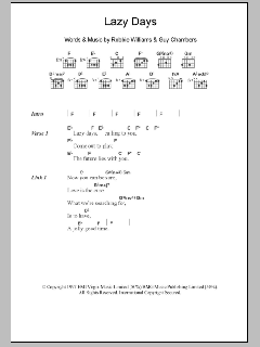 Lazy Days von Robbie Williams (Download) 
