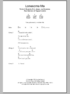 Lonesome Me von The Clash (Download) 