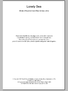 Lonely Sea (Download) 