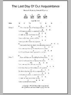 The Last Day Of Our Acquaintance (Download) 