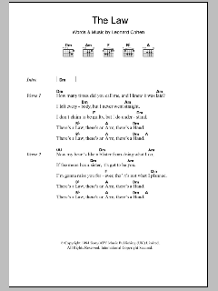 The Law von Leonard Cohen (Download) 