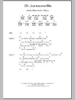 Oh, Lonesome Me von Don Gibson (Download) 