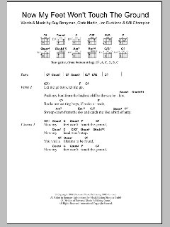 Now My Feet Won't Touch The Ground von Coldplay (Download) 