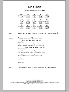 Mr. Clean von The Jam (Download) 