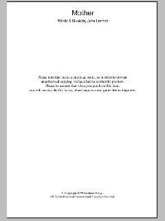 Mother von John Lennon (Download) 