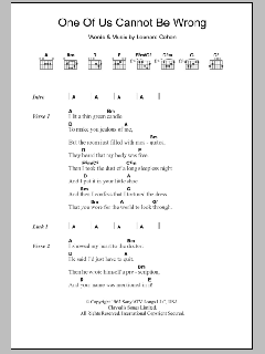 One Of Us Cannot Be Wrong von Leonard Cohen (Download) 