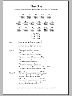 The One von Foo Fighters (Download) 