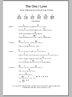 The One I Love von David Gray (Download) 