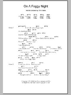 On A Foggy Night von Tom Waits (Download) 