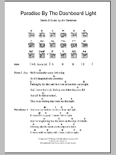 Paradise By The Dashboard Light von Meat Loaf (Download) 