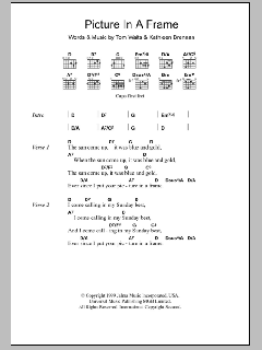 Picture In A Frame von Tom Waits (Download) 