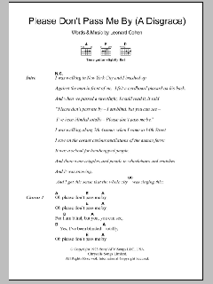 Please Don't Pass Me By von Leonard Cohen (Download) 