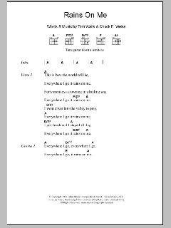 Rains On Me von Tom Waits (Download) 