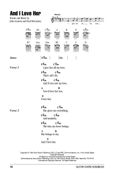 And I Love Her von The Beatles (Download) 