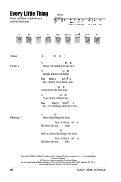 Every Little Thing von The Beatles (Download) 