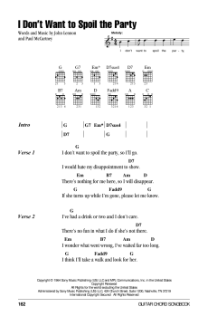 I Don't Want To Spoil The Party von The Beatles (Download) 