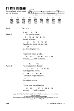 I'll Cry Instead von The Beatles (Download) 