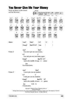 You Never Give Me Your Money von The Beatles (Download) 