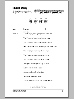 Give It Away von Red Hot Chili Peppers (Download) 