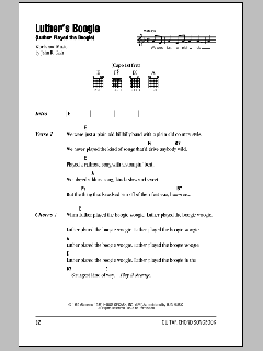 Luther's Boogie (Luther Played The Boogie) von Johnny Cash (Download) 