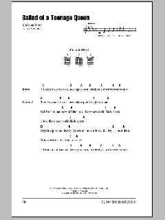 Ballad Of A Teenage Queen von Johnny Cash (Download) 