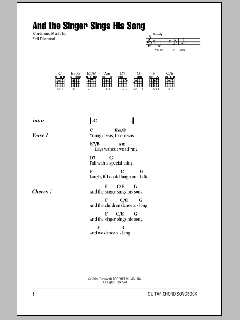 And The Singer Sings His Song von Neil Diamond (Download) 