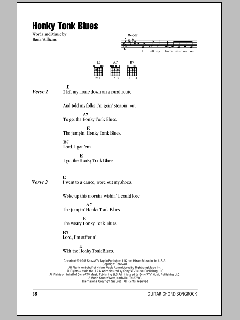 Honky Tonk Blues von Hank Williams (Download) 