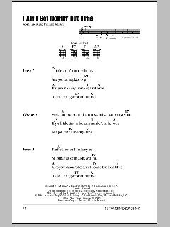 I Ain't Got Nothing But Time von Hank Williams (Download) 