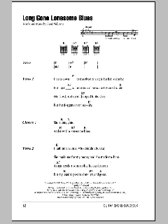 Long Gone Lonesome Blues von Hank Williams (Download) 