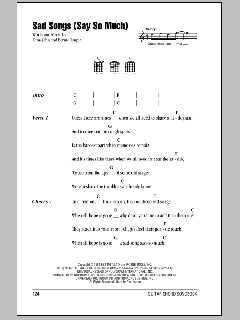 Sad Songs (Say So Much) von Elton John (Download) 