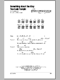 Something About The Way You Look Tonight von Elton John (Download) 