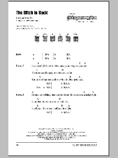 The Bitch Is Back von Elton John (Download) 