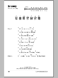 So Lonely von Sting (Download) 