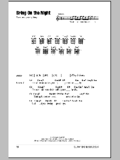Bring On The Night von Sting (Download) 