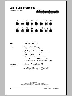 Can't Stand Losing You von Sting (Download) 