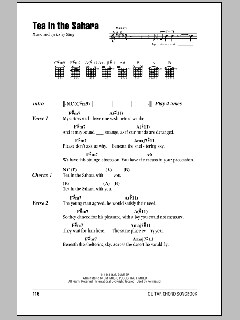 Tea In The Sahara von Sting (Download) 