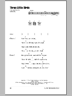 Three Little Birds von Bob Marley (Download) 