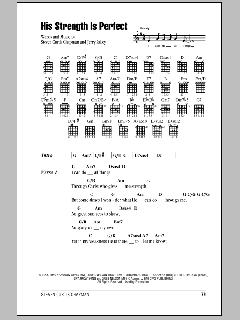 His Strength Is Perfect von Steven Curtis Chapman (Download) 