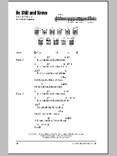 Be Still And Know von Steven Curtis Chapman (Download) 