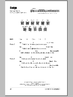 Badge von Cream (Download) 