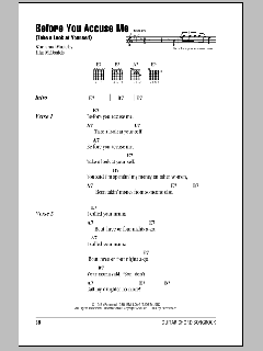 Before You Accuse Me (Take A Look At Yourself) von Eric Clapton (Download) 