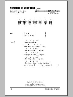 Sunshine Of Your Love von Cream (Download) 