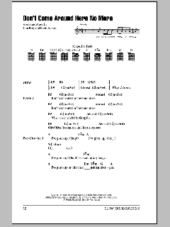 Don't Come Around Here No More von Tom Petty (Download) 