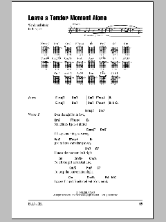 Leave A Tender Moment Alone von Billy Joel (Download) 