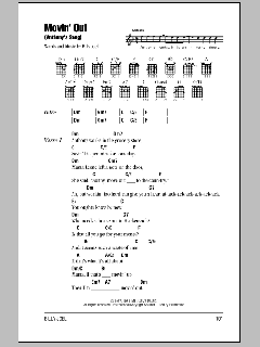 Movin' Out (Anthony's Song) von Billy Joel (Download) 